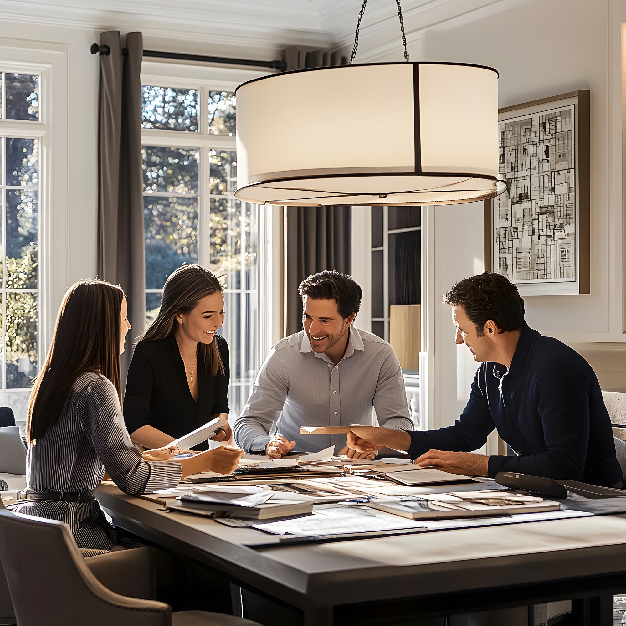 office meeting luxury real estate advisors